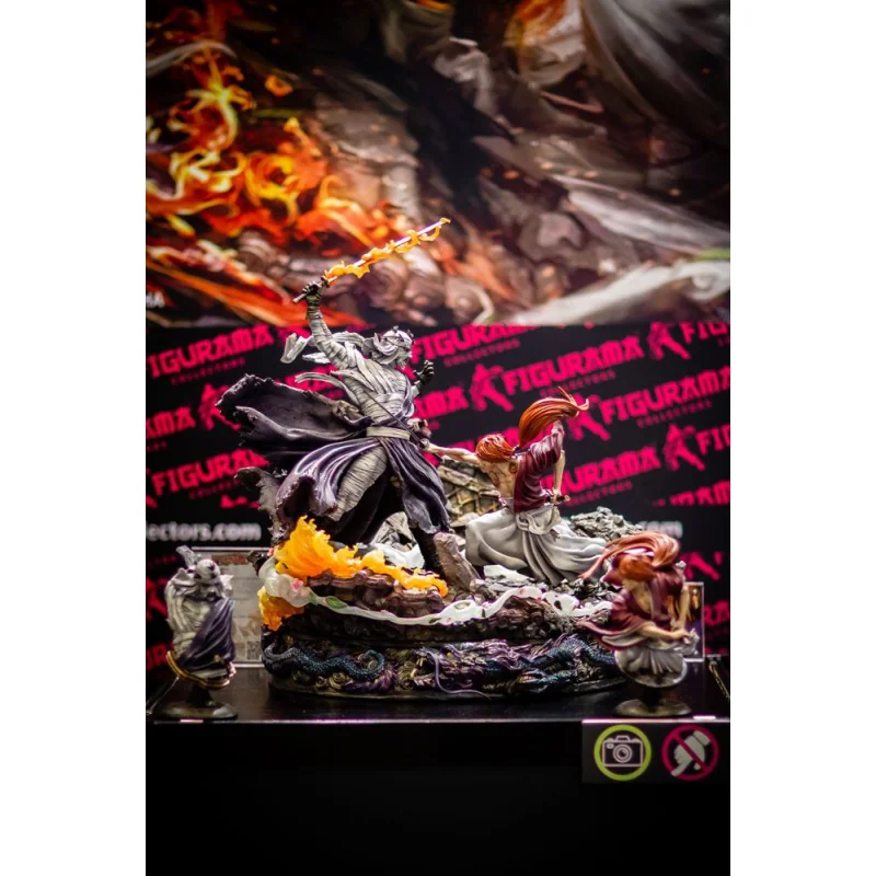 Rurouni Kenshin statuette Elite Exclusive 1/6 Kenshin vs. Shishio 25th Anniversary Edition 60 cm