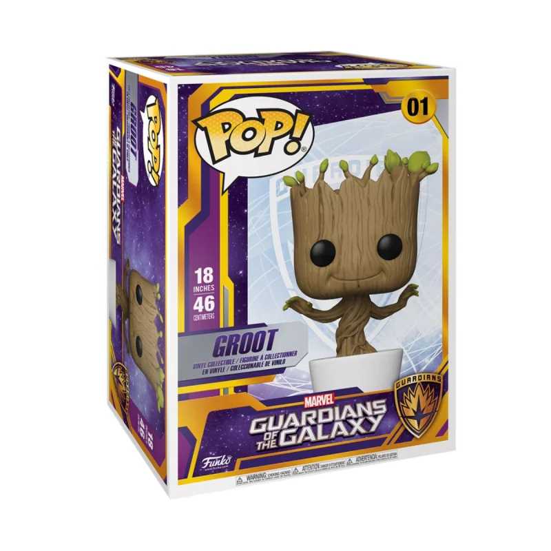 Guardians of the Galaxy Figurine POP! Marvel Vinyl Super Sized Dancing Groot 46 cm