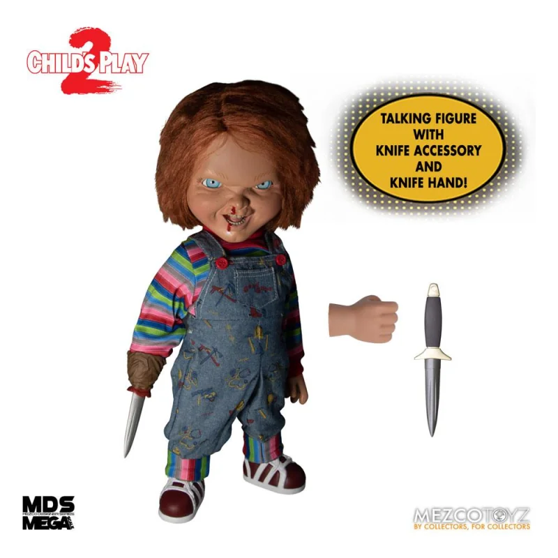 Chucky Jeu d´enfant 2 poupée parlante Designer Series Menacing Chucky 38 cm