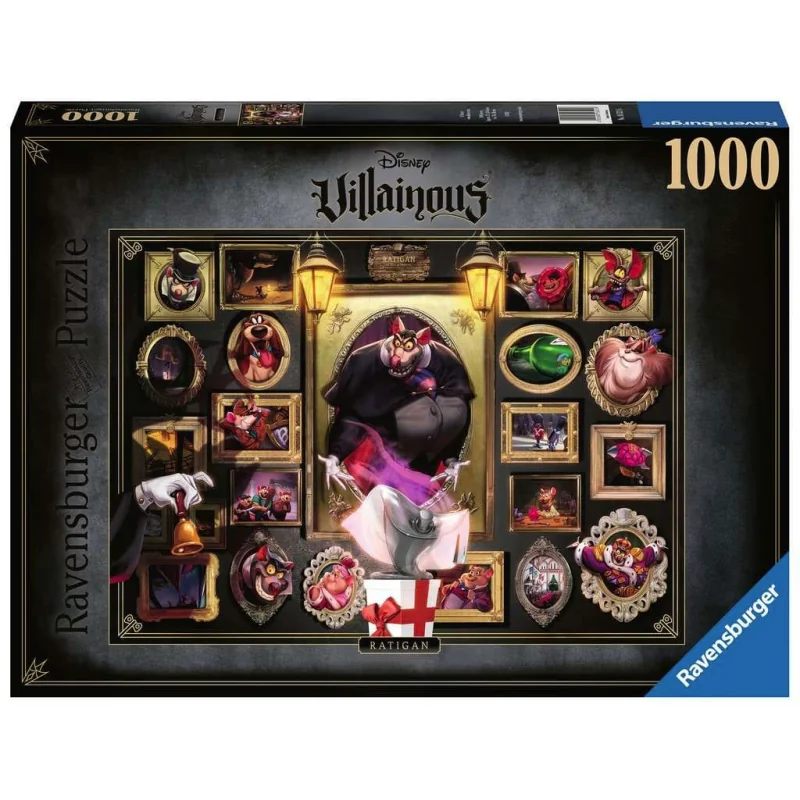 Puzzle 1000 p - Ratigan (Collection Disney Villainous)