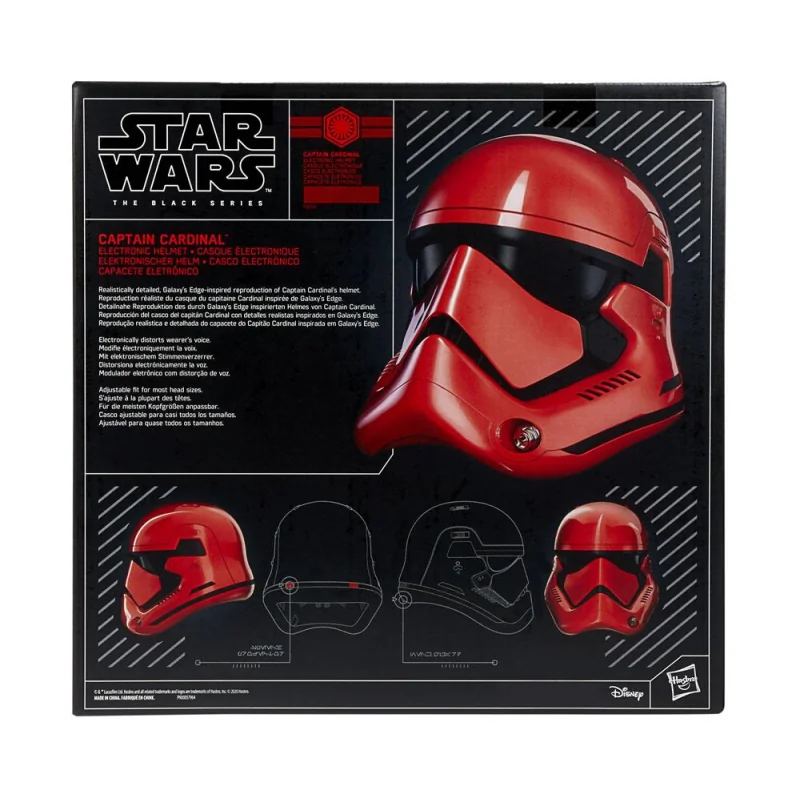 Star Wars Galaxy's Edge Black Series casque électronique Captain Cardinal