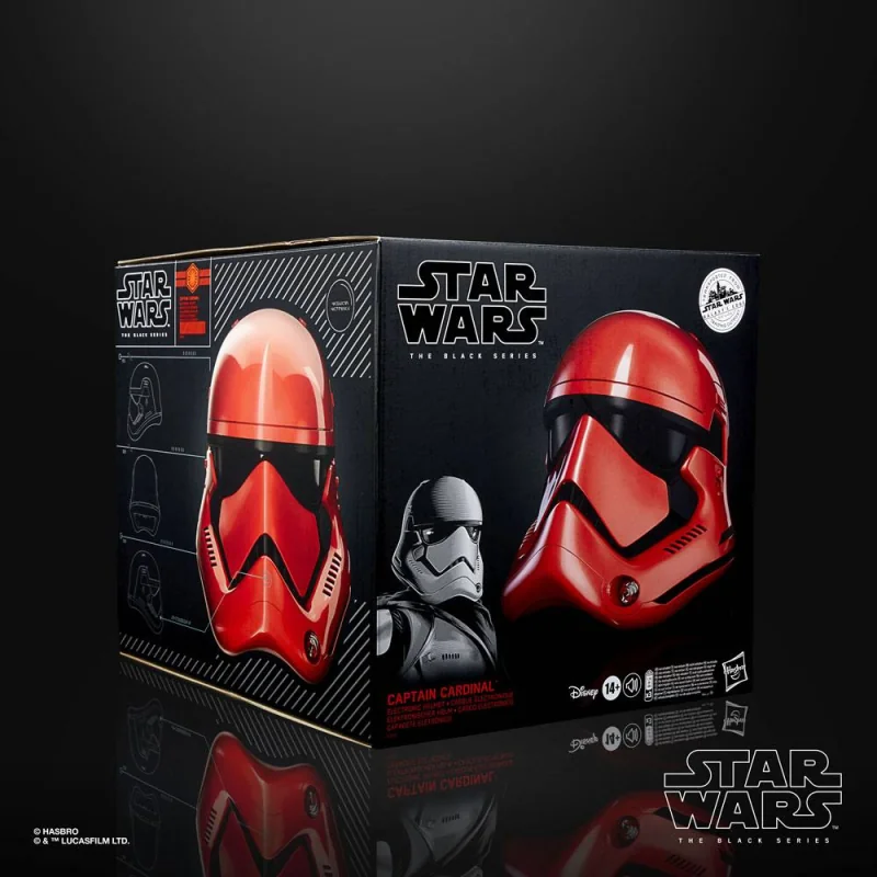 Star Wars Galaxy's Edge Black Series casque électronique Captain Cardinal