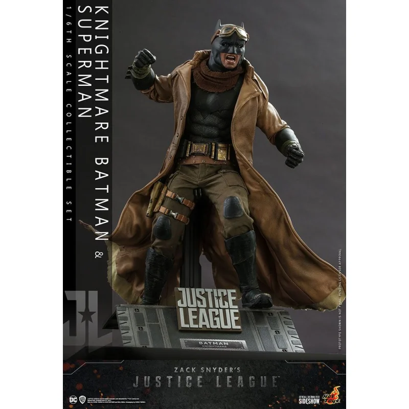 Zack Snyder's Justice League pack 2 figurines 1/6 Knightmare Batman and Superman 31 cm