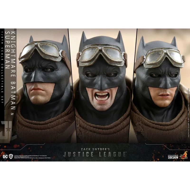 Zack Snyder's Justice League pack 2 figurines 1/6 Knightmare Batman and Superman 31 cm