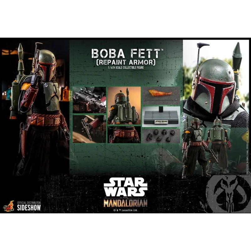 Star Wars The Mandalorian figurine 1/6 Boba Fett (Repaint Armor) 30 cm