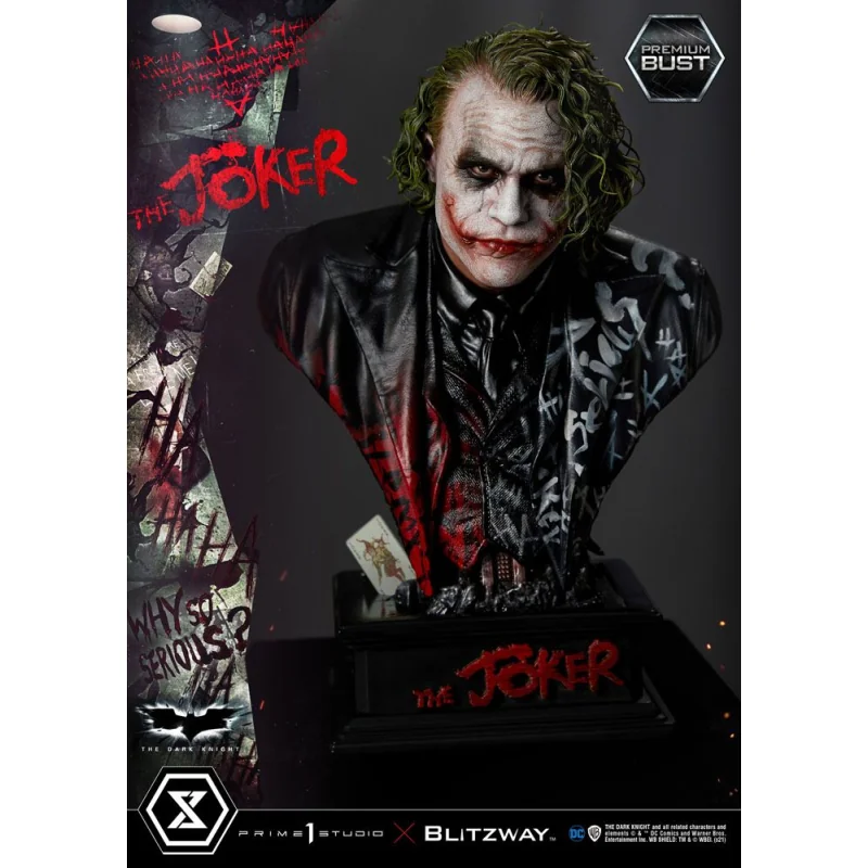 The Dark Knight buste Premium The Joker 26 cm