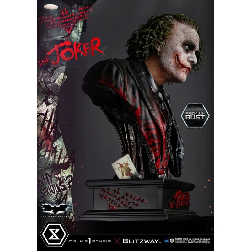 The Dark Knight buste Premium The Joker 26 cm