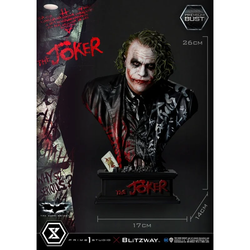 The Dark Knight buste Premium The Joker 26 cm