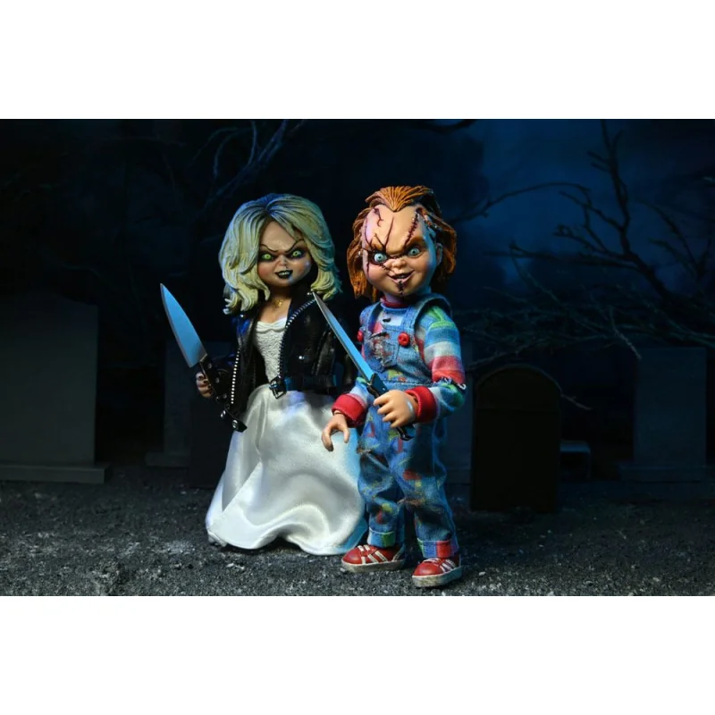 Bride Of Chucky Set 2 Figures Chucky & Tiffany 20cm