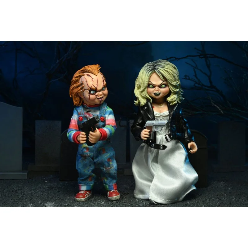 Bride Of Chucky Set 2 Figures Chucky & Tiffany 20cm