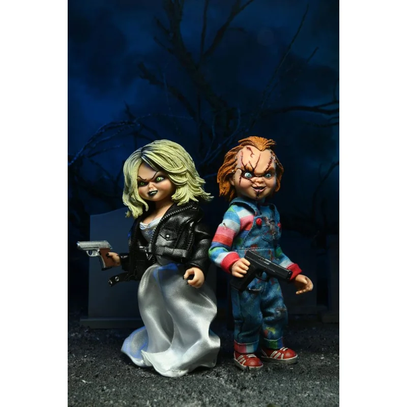 Bride Of Chucky Set 2 Figures Chucky & Tiffany 20cm