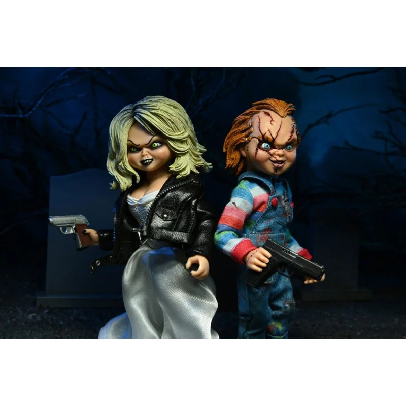 Bride Of Chucky Set 2 Figures Chucky & Tiffany 20cm