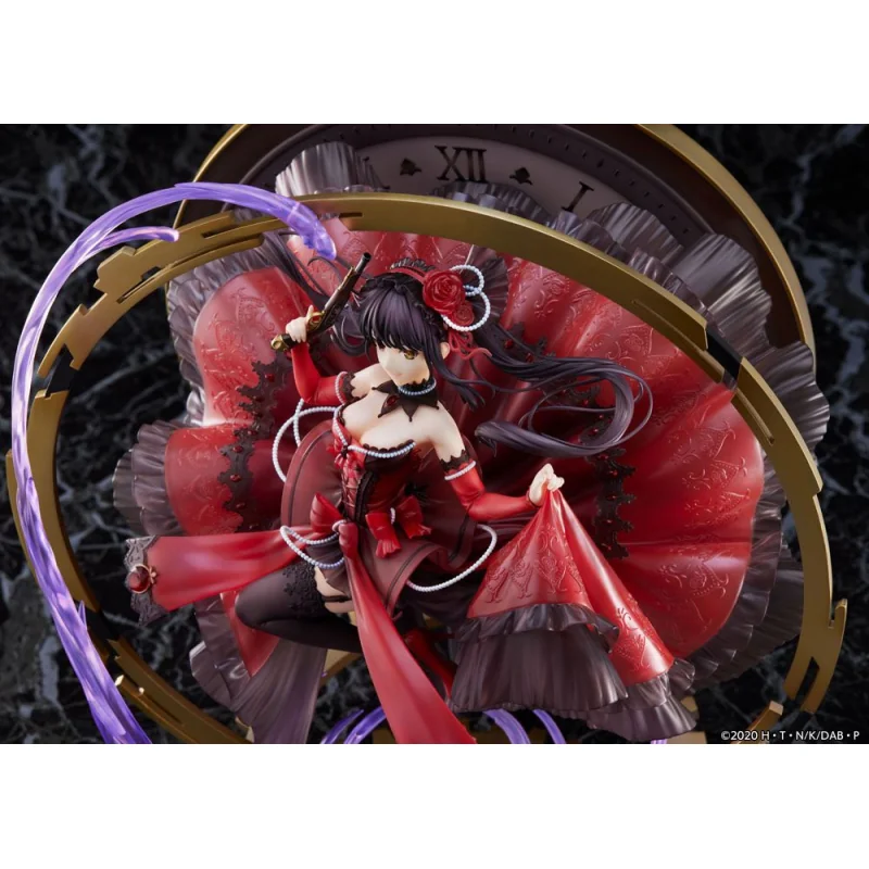 Date A Bullet statuette PVC 1/7 Kurumi Tokisaki: Pigeon Blood Ruby Dress Ver. 33 cm