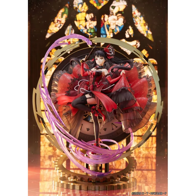 Date A Bullet statuette PVC 1/7 Kurumi Tokisaki: Pigeon Blood Ruby Dress Ver. 33 cm