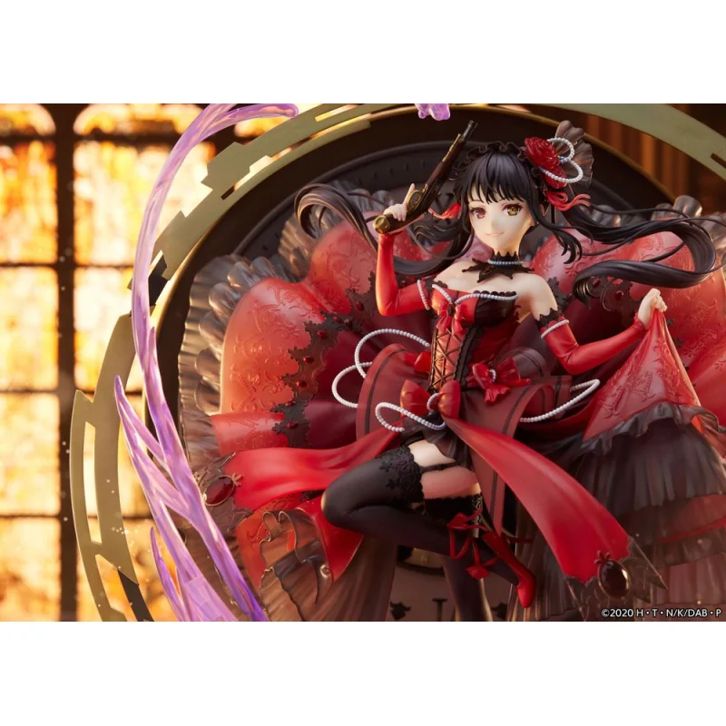 Date A Bullet statuette PVC 1/7 Kurumi Tokisaki: Pigeon Blood Ruby Dress Ver. 33 cm