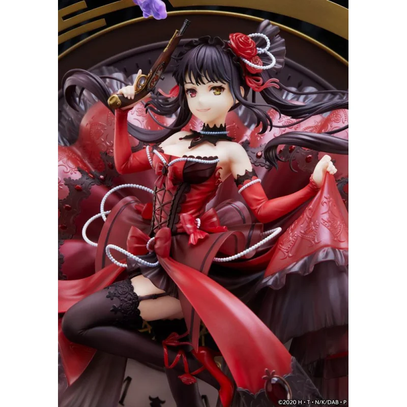 Date A Bullet statuette PVC 1/7 Kurumi Tokisaki: Pigeon Blood Ruby Dress Ver. 33 cm