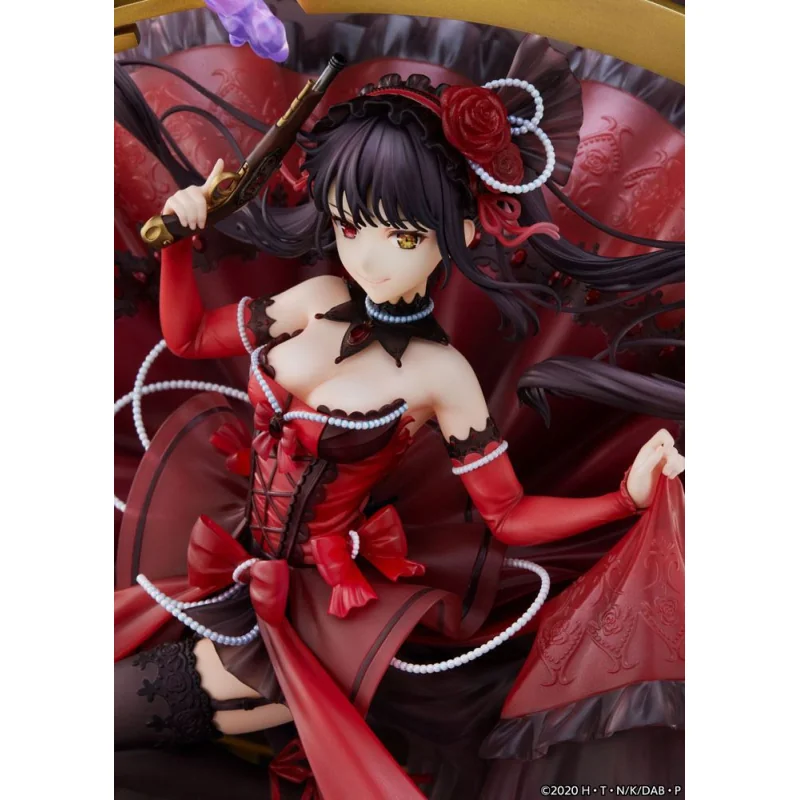 Date A Bullet statuette PVC 1/7 Kurumi Tokisaki: Pigeon Blood Ruby Dress Ver. 33 cm