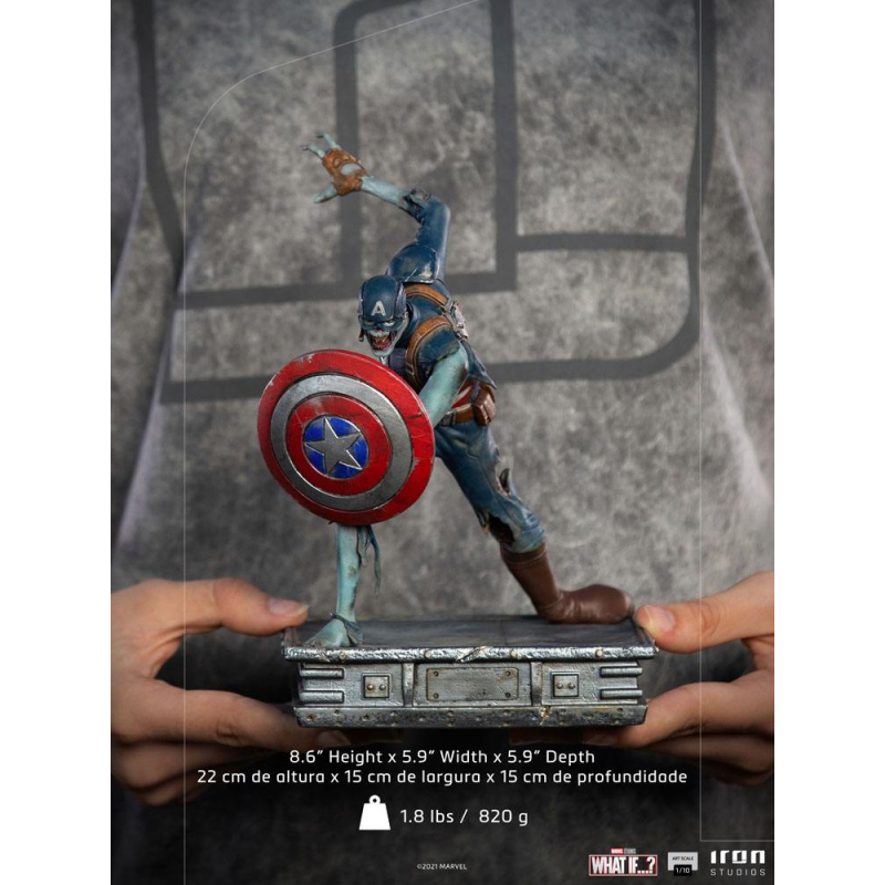 What If...? statuette 1/10 Art Scale Captain America Zombie 22 cm