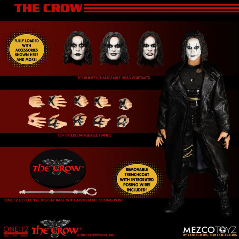 The Crow figurine 1/12 Eric Draven 17 cm