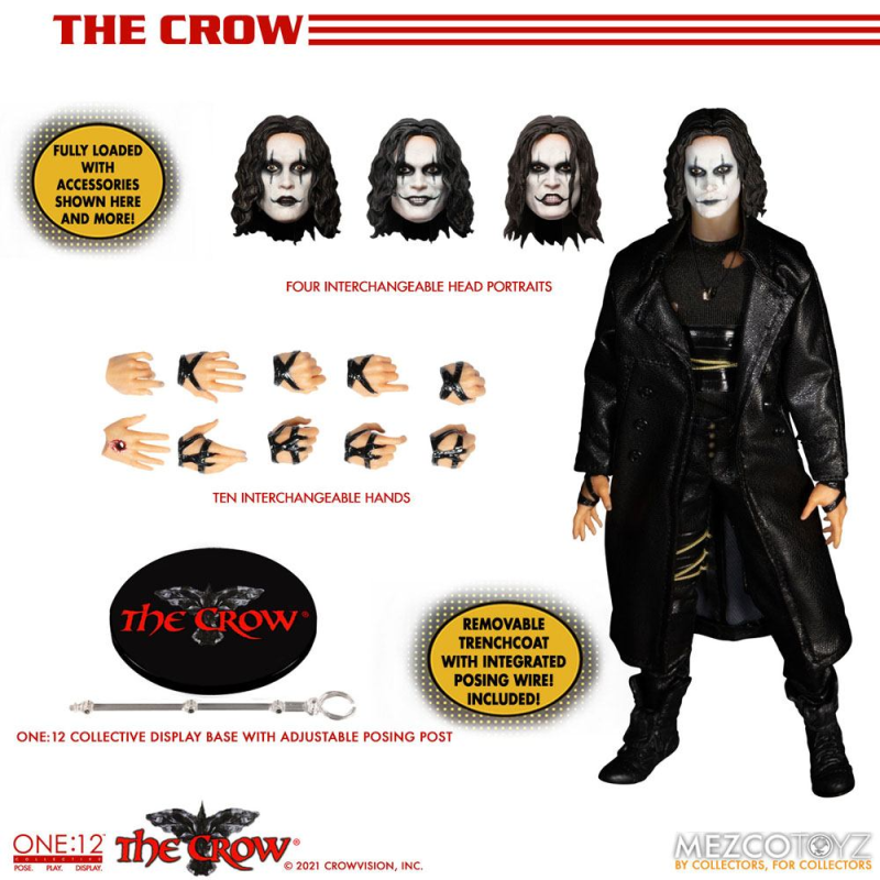 The Crow figurine 1/12 Eric Draven 17 cm