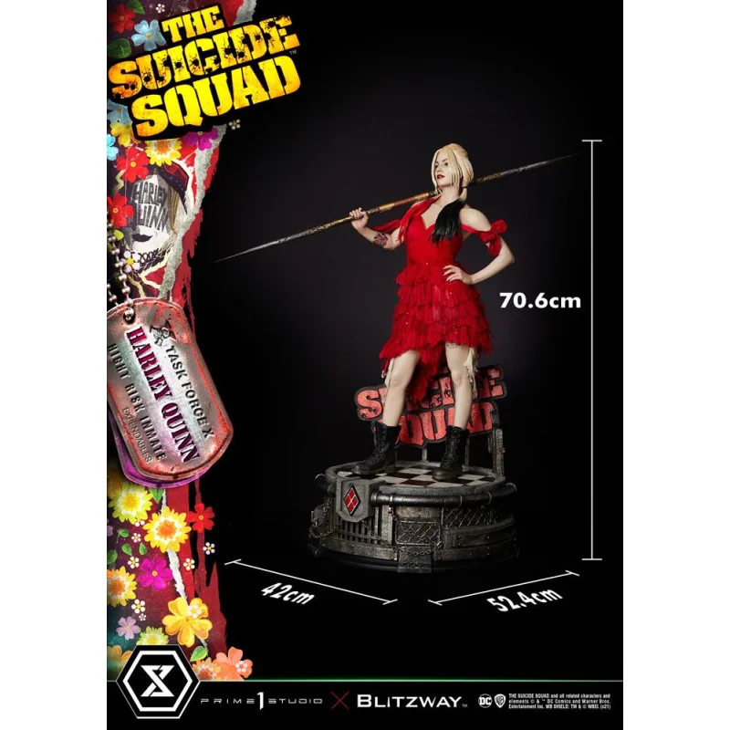 The Suicide Squad statuette 1/3 Harley Quinn Bonus Version 71 cm