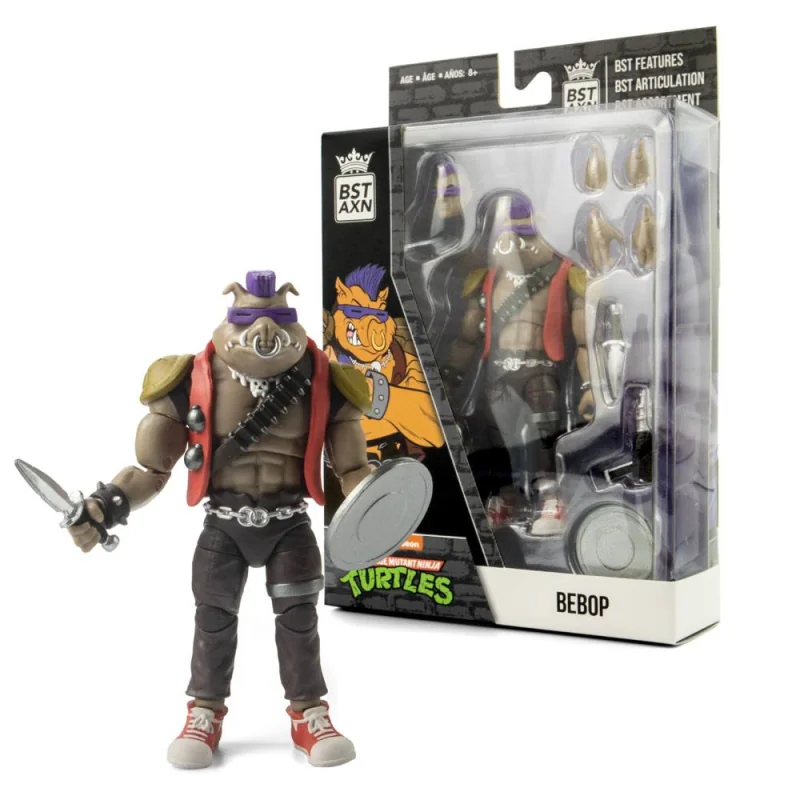 Tortues Ninja figurine BST AXN Bebop 13 cm