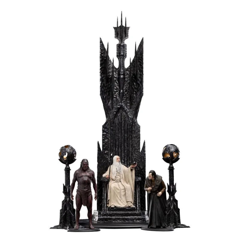 Le Seigneur des Anneaux statuette 1/6 Saruman the White on Throne 110 cm