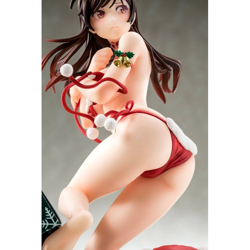 Rent-A-Girlfriend statuette PVC 1/6 Mizuhara Chizuru in a Santa Claus Bikini De Fluffy 24 cm