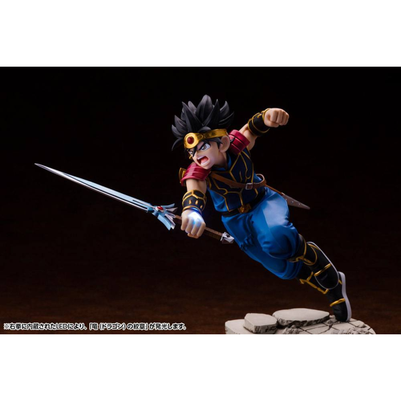 Dragon Quest The Adventure of Dai statuette PVC ARTFXJ 1/8 Dai 18 cm