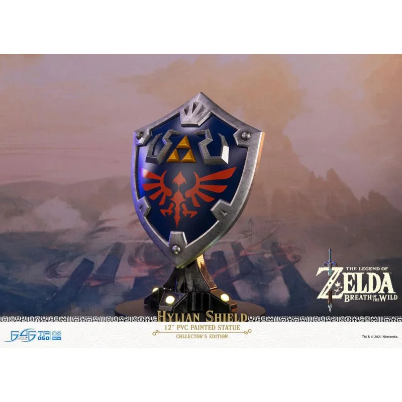 The Legend of Zelda Breath of the Wild statuette PVC Hylian Shield Collector's Edition 29 cm