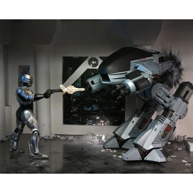 RoboCop figurine Ultimate Battle Damaged RoboCop with Chair 18 cm