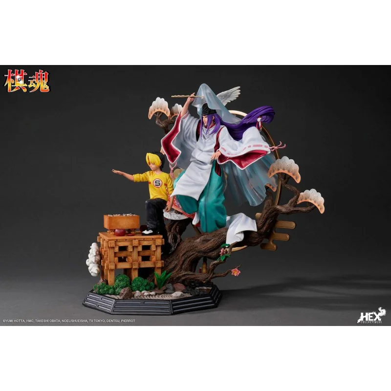 Hikaru no Go statuette 1/6 Shindou Hikaru & Fujiwara no Sai: The Divine Move 52 cm