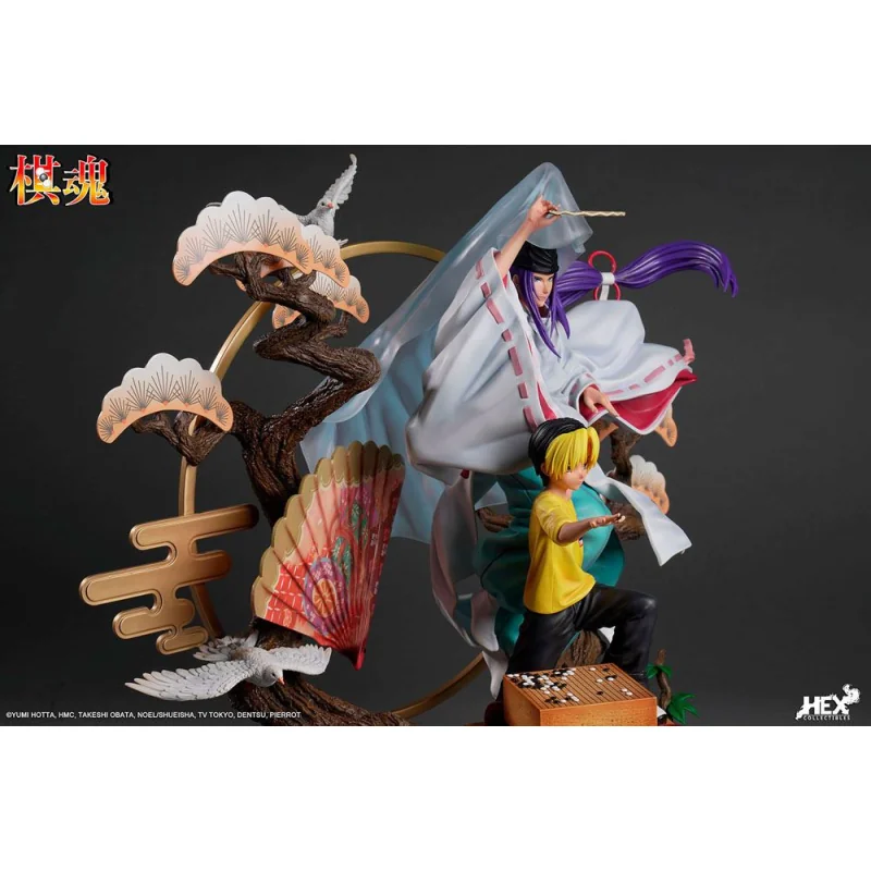 Hikaru no Go statuette 1/6 Shindou Hikaru & Fujiwara no Sai: The Divine Move 52 cm