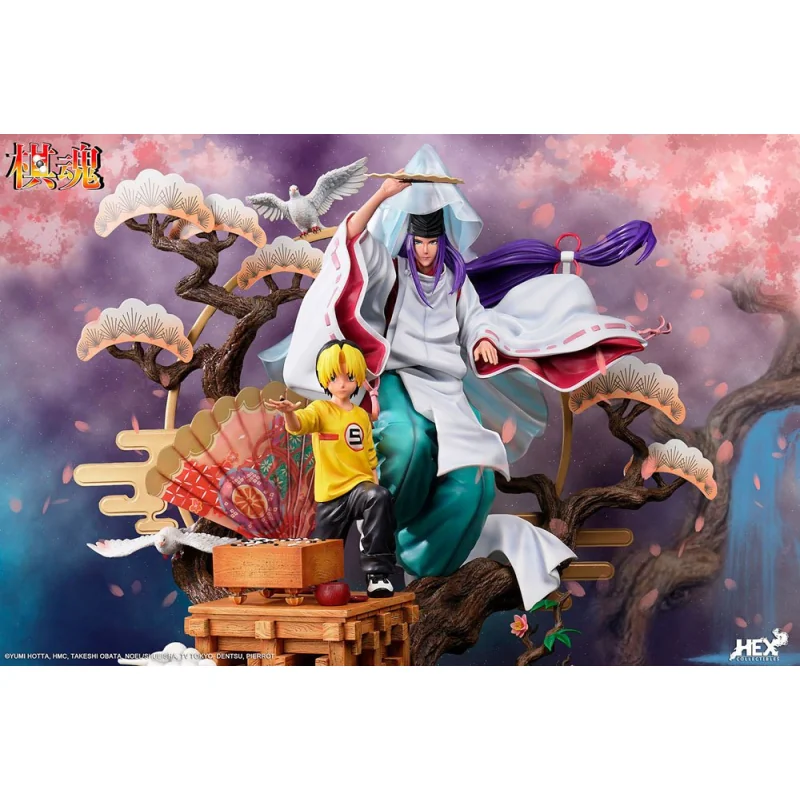 Hikaru no Go statuette 1/6 Shindou Hikaru & Fujiwara no Sai: The Divine Move 52 cm