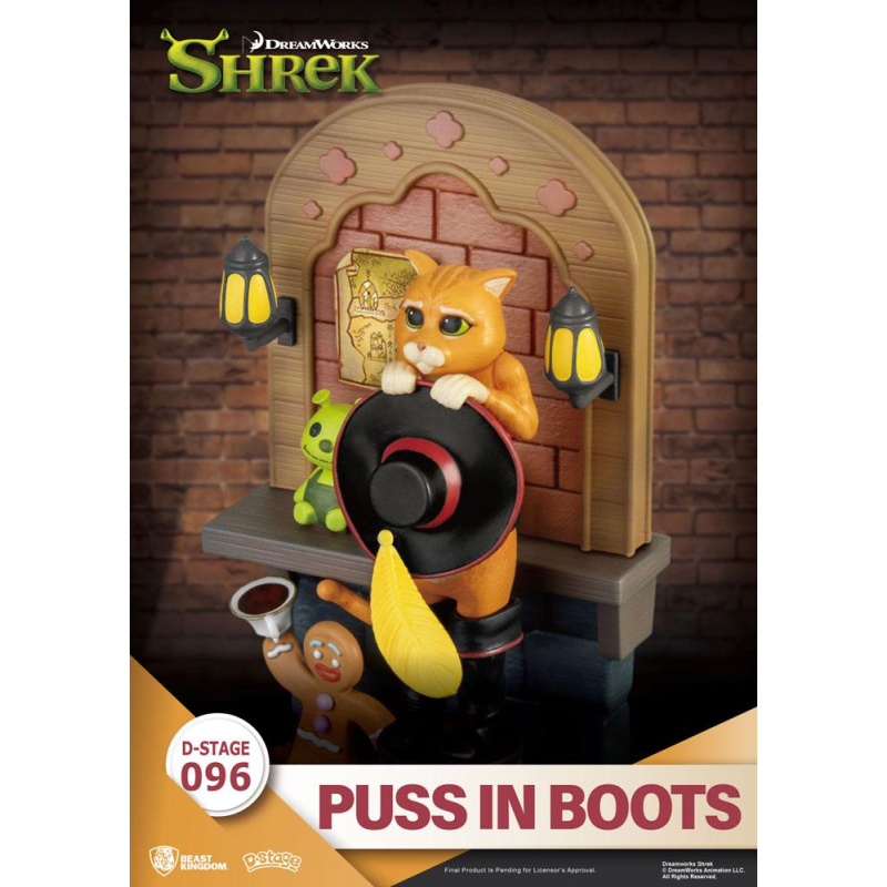 Shrek diorama PVC D-Stage Puss In Boots 15 cm