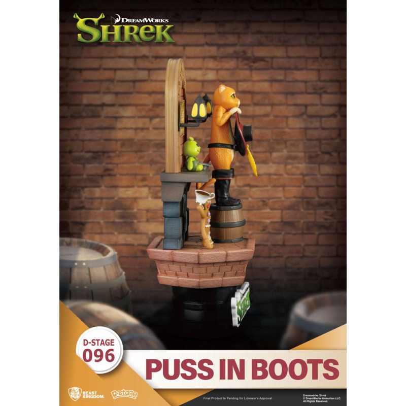 Shrek diorama PVC D-Stage Puss In Boots 15 cm