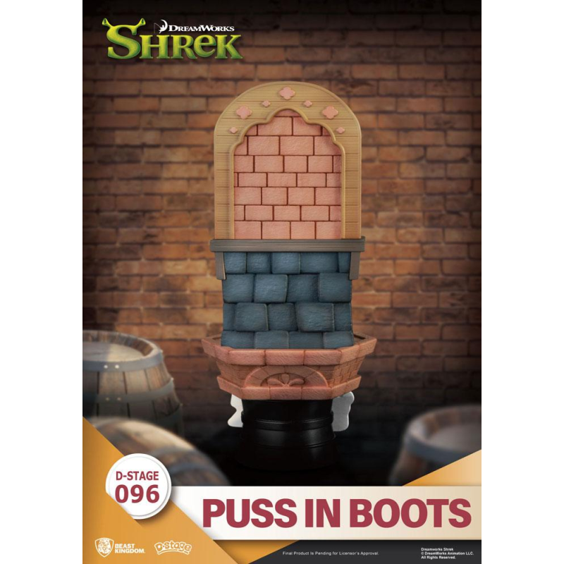 Shrek diorama PVC D-Stage Puss In Boots 15 cm