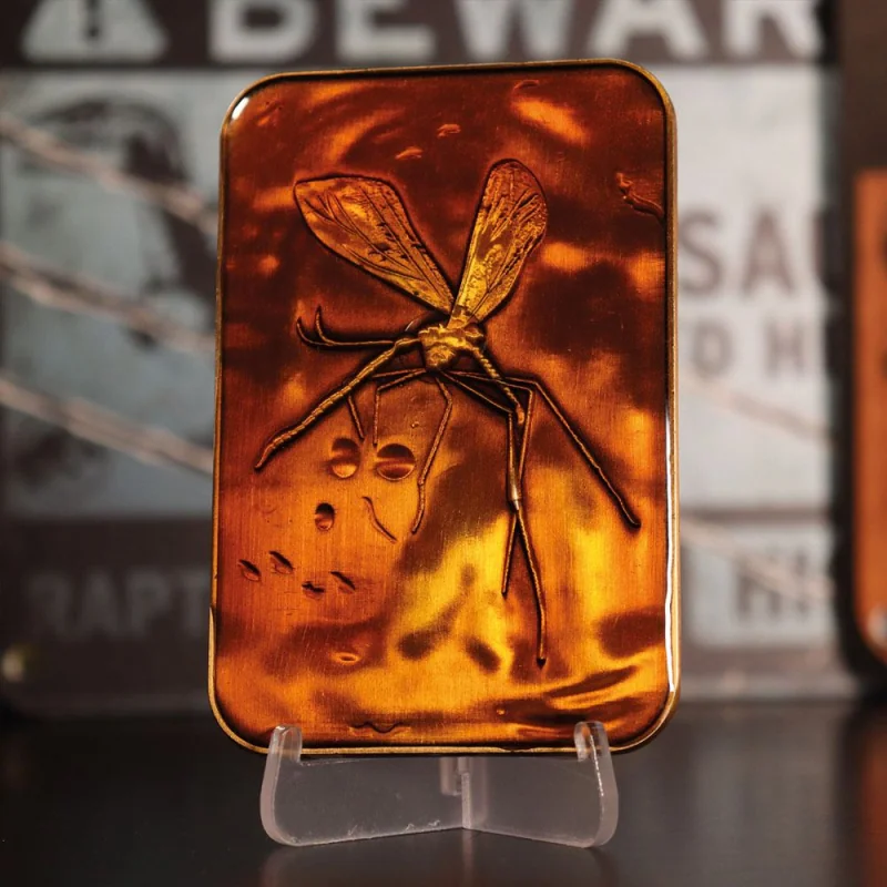 Jurassic Park Lingot de Collection Mosquito in Amber Limited Edition