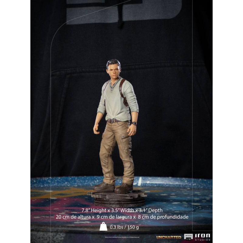 Uncharted Movie statuette Art Scale 1/10 Nathan Drake 20 cm