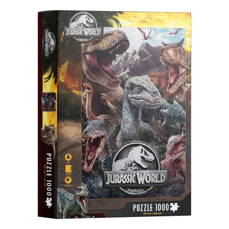 Jurassic World Puzzle Poster Compo Various 1000Pcs