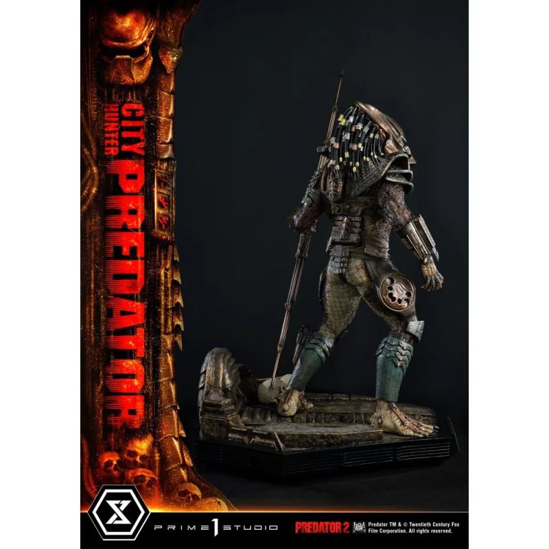 Predator 2 statuette Museum Masterline 1/3 City Hunter Predator 105 cm