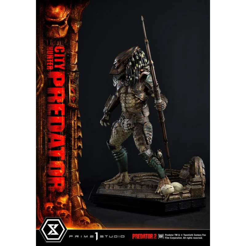 Predator 2 statuette Museum Masterline 1/3 City Hunter Predator 105 cm