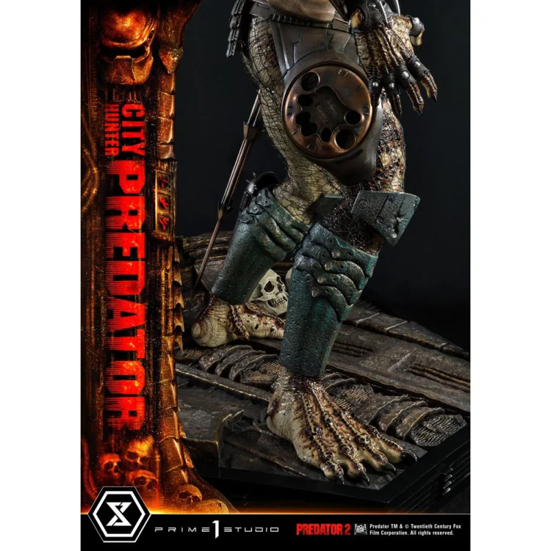 Predator 2 statuette Museum Masterline 1/3 City Hunter Predator 105 cm