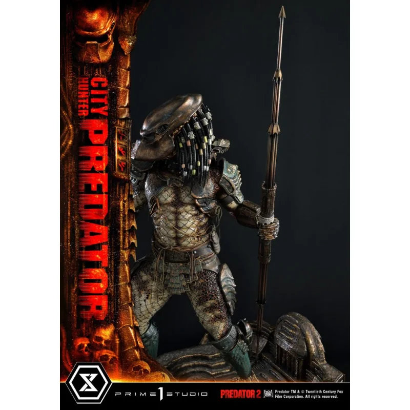 Predator 2 statuette Museum Masterline 1/3 City Hunter Predator 105 cm