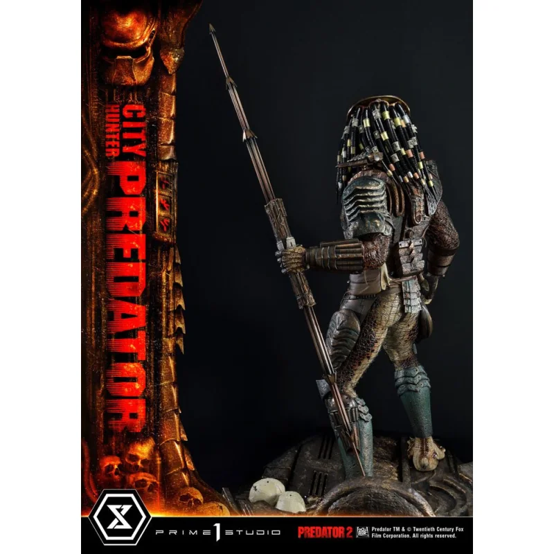 Predator 2 statuette Museum Masterline 1/3 City Hunter Predator 105 cm