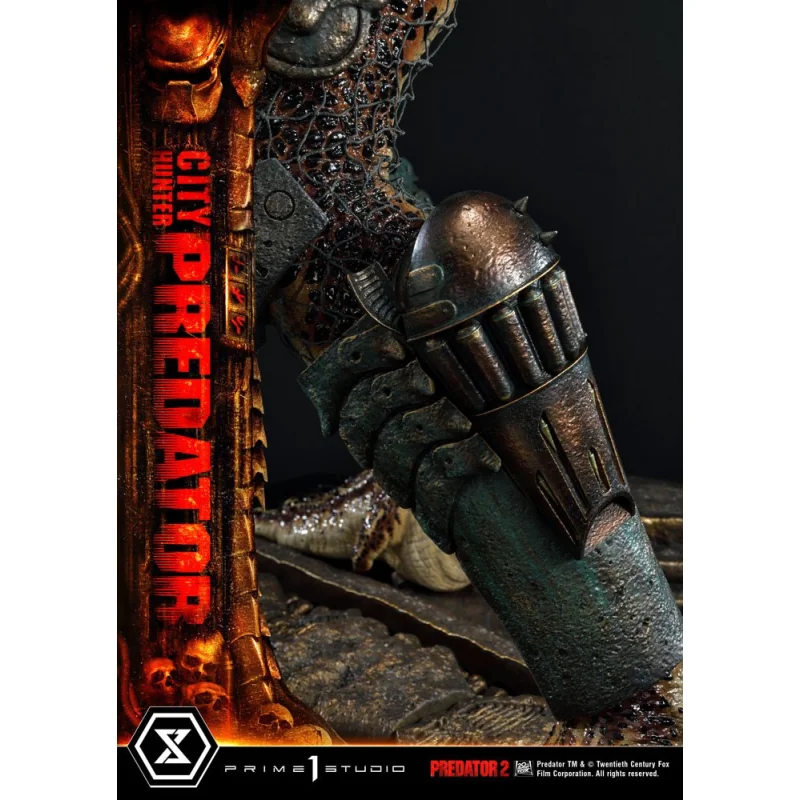 Predator 2 statuette Museum Masterline 1/3 City Hunter Predator 105 cm