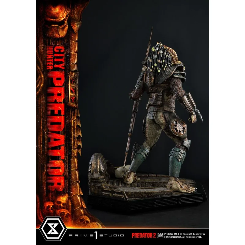 Predator 2 statuette Museum Masterline 1/3 City Hunter Predator 105 cm