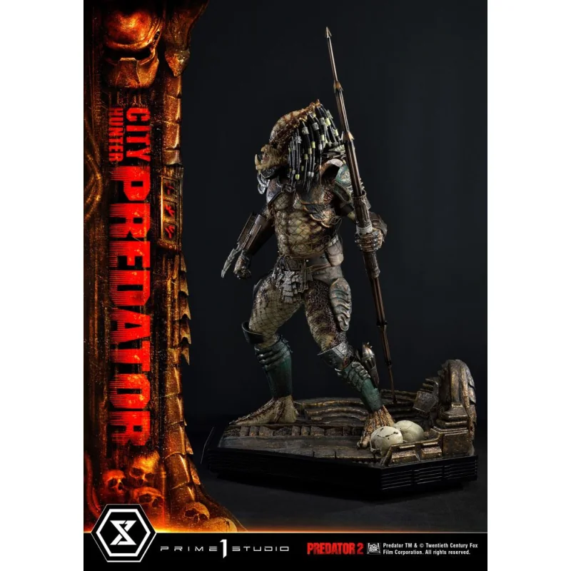 Predator 2 statuette Museum Masterline 1/3 City Hunter Predator 105 cm