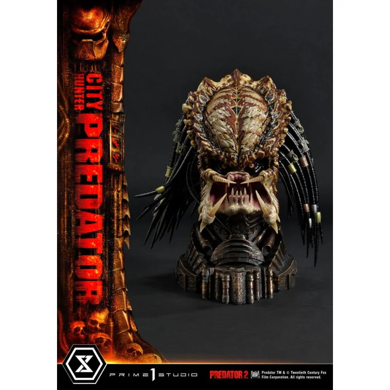 Predator 2 statuette Museum Masterline 1/3 City Hunter Predator 105 cm