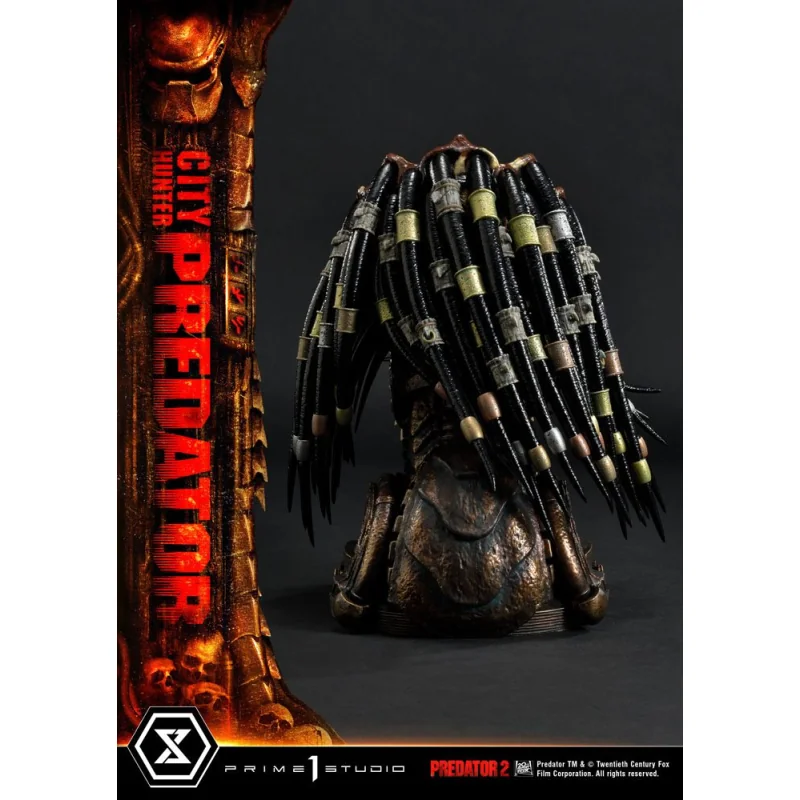 Predator 2 statuette Museum Masterline 1/3 City Hunter Predator 105 cm